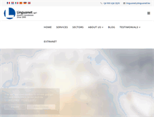Tablet Screenshot of linguanet.be